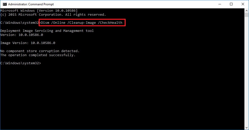 Using dsim and sfc to try and fixing windows installation it s simple