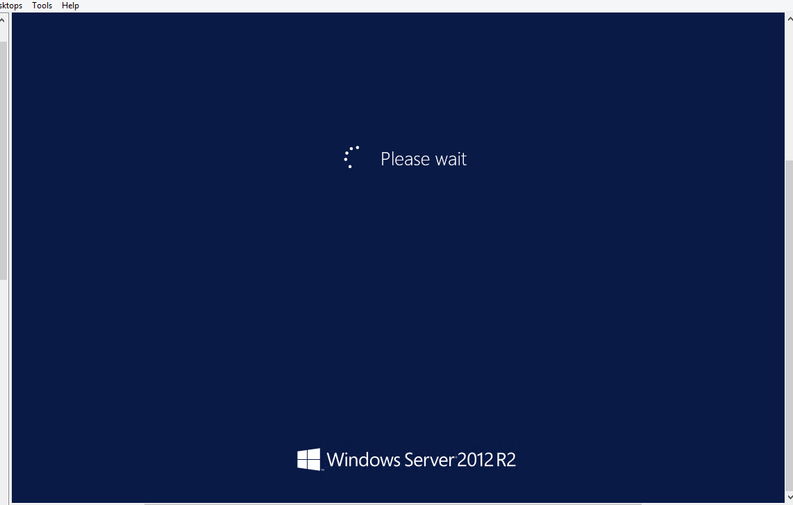 windows server backup please wait